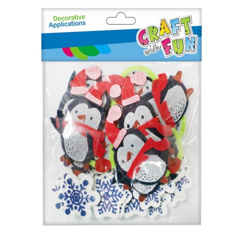 DEKORATIVER SELBSTKLEBENDER FILZ PINGUIN CRAFT WITH FUN 463697