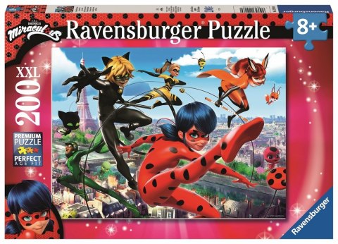 Ravensburger: Puzzle 200 Teile. - Wunderbar. Marienkäfer und schwarze Katze