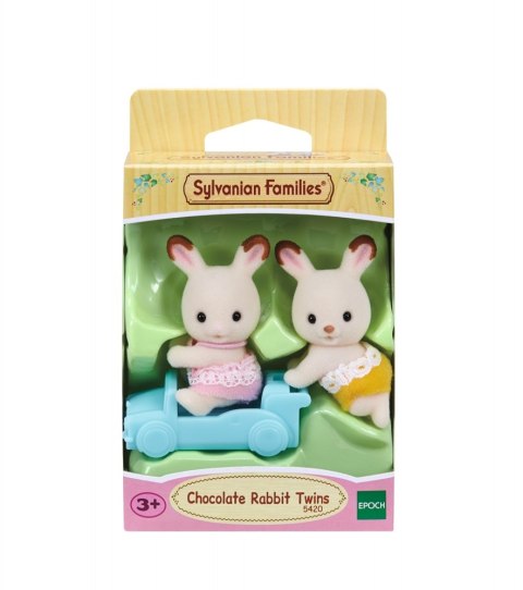 SYLVANIAN TWIN RABBIT CHECK OHREN 5420 WB6 EPOCH