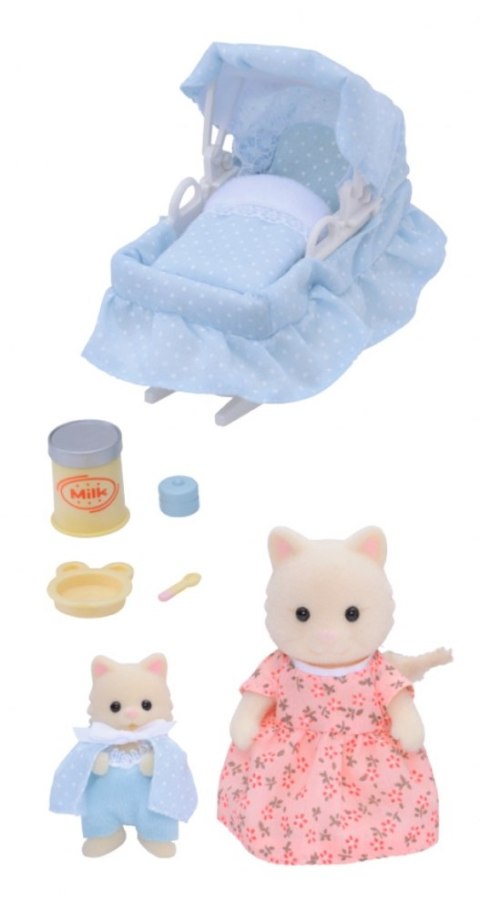 SYLVANIAN NOWORODEK Z MAMA I WYPRAWKA 5433 WB6 EPOCH