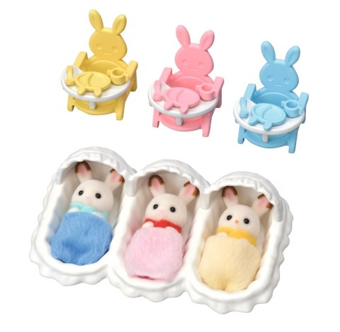 SYLVANIAN RABBIT TRIPLES CHECK OHREN 5532 WB6 EPOCH