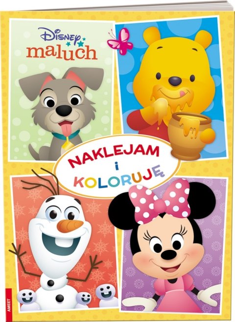 DISNEY MALUCH. NAKLEJAM I KOLORUJĘ