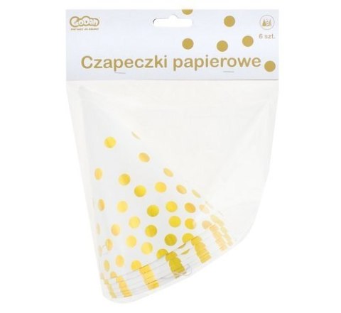 CZAPECZKA KARNAWAŁOWA PAPIEROWA GROSZKI GODAN GODAN