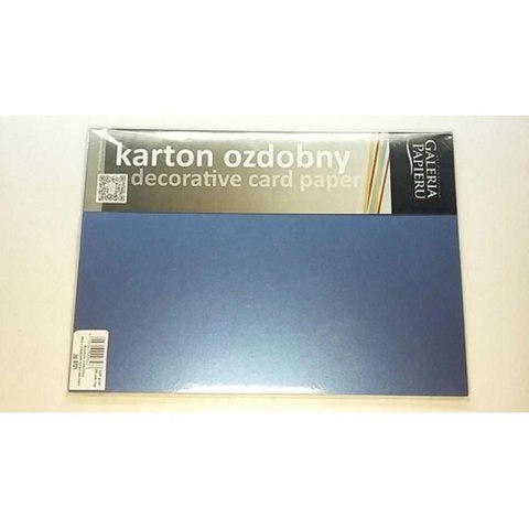 KARTON OZDOBNY A4 SZAFIROWY MILLENIUM 220G GALERIA PAPIERU 200721 ARGO