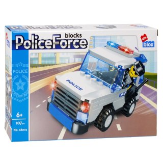 BAUSTEINE 107 ELEMENTE POLIZEI ALLEBLOX 492822 ALLEBLOX