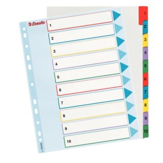 KARTONEINLAGEN. MYLAR A4 MAXI MIT LAMIN. BESCHREIBBARE KARTE, 1-10 ESSELTE 100208 ESSELTE