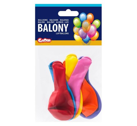 BALLON DEKOR MIX KOL PASTELL 6 PBH OP6SZT GODAN