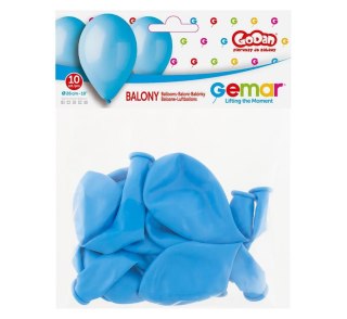 PREMIUM-BALLON 10" SCHWARZER HIM-PACK 10 STÜCKE GODAN