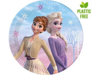 PAPPTELLER FROZEN 2: WINDGEIST, 23CM, 8 ST. KUNSTSTOFFFREIER GODAN