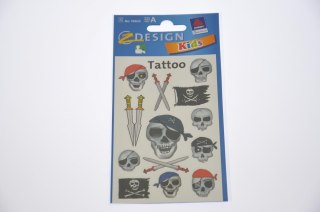 TATTOO 12X7,5 CM TATTOO PIRATEN ZWECKAB 56632