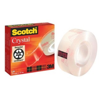 KLEBEBAND 19MMX33MB KRISTALLKLARES BAND 3M SCOTCH 600 3M