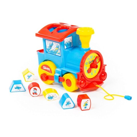 SPIELZEUG ZUM ZEICHNEN LOKOMOTIVE SMERFY 22CM POLESIE 64356 POLESIE