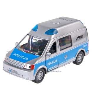 AUTO POLIZEIWAGEN METALL MIT SOUND 14CM HIPO HKG064 HIPO