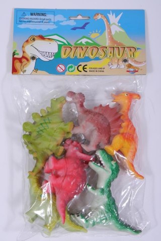 SPASS GUMMI DINOSAURIER 6STK HIPO 32805 HIPO