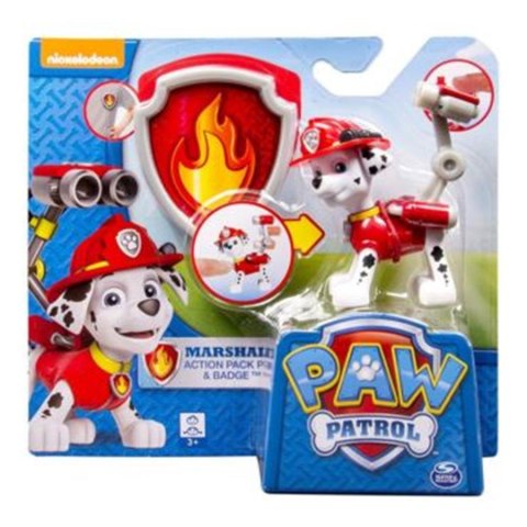 PAW PATROL ACTION FIGURES ABZEICHEN AST 6022626 W6 SPIN MASTER