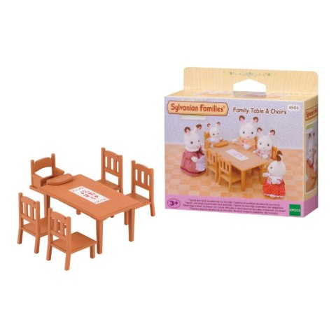 SYLVANIAN ZESTAW DO JADALI STOL KRZESLA 4506 WB6 EPOCH